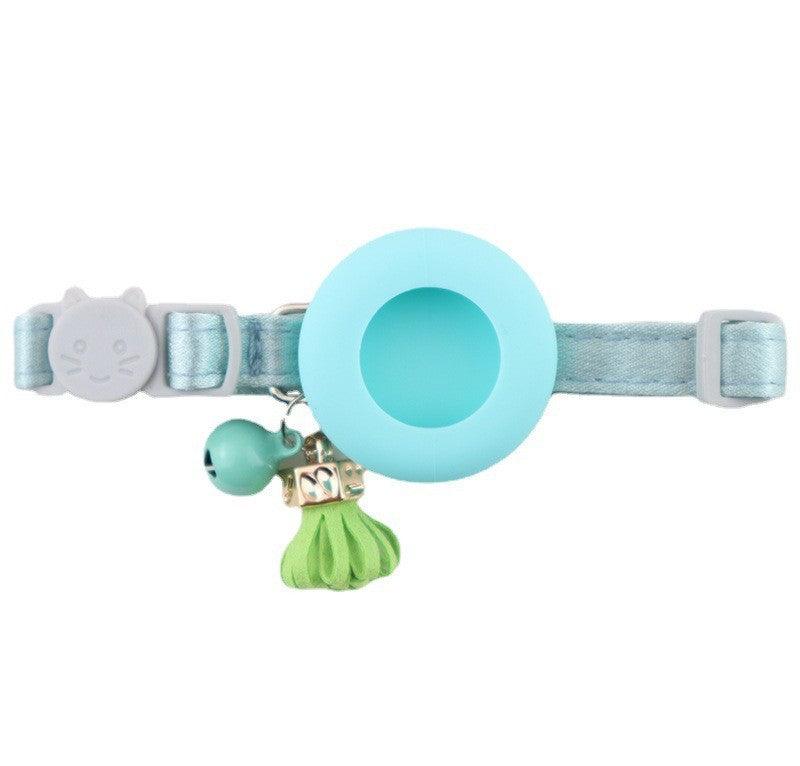 Silicone Holster Pet Collar With Gps Tracker And Bell