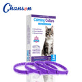 NNEDSZ Purple Calming Collars for Cats - Natural Anxiety Relief, Adjustable, 4 Pack