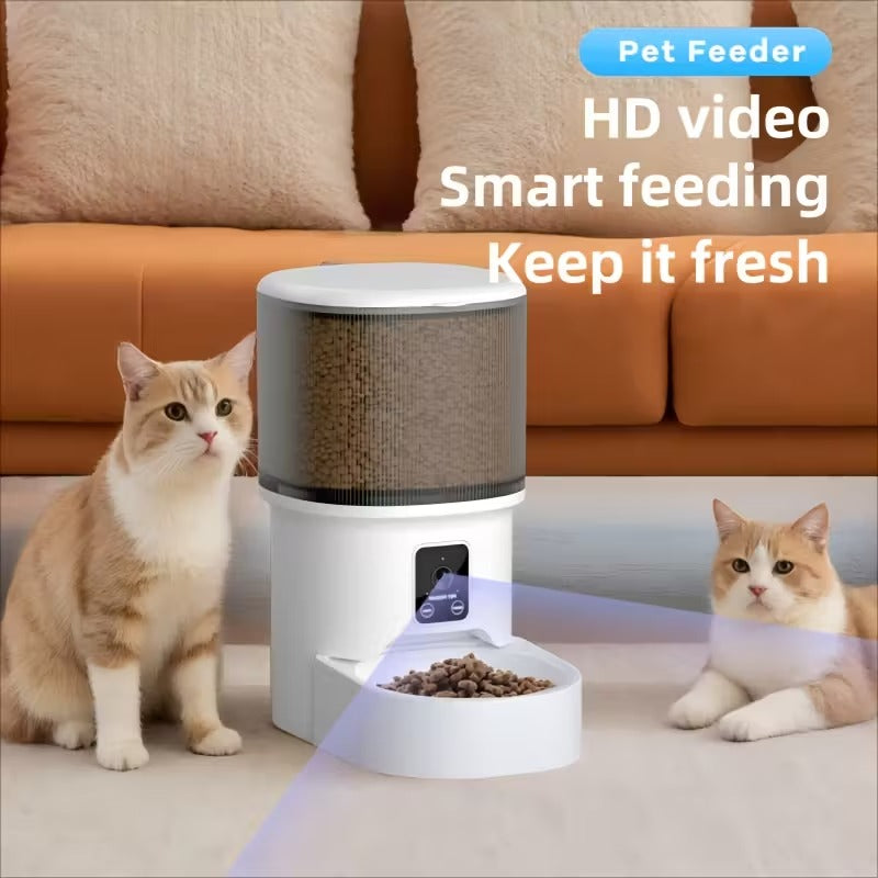NNETM Automatic Pet Feeder with Camera and WiFi Control